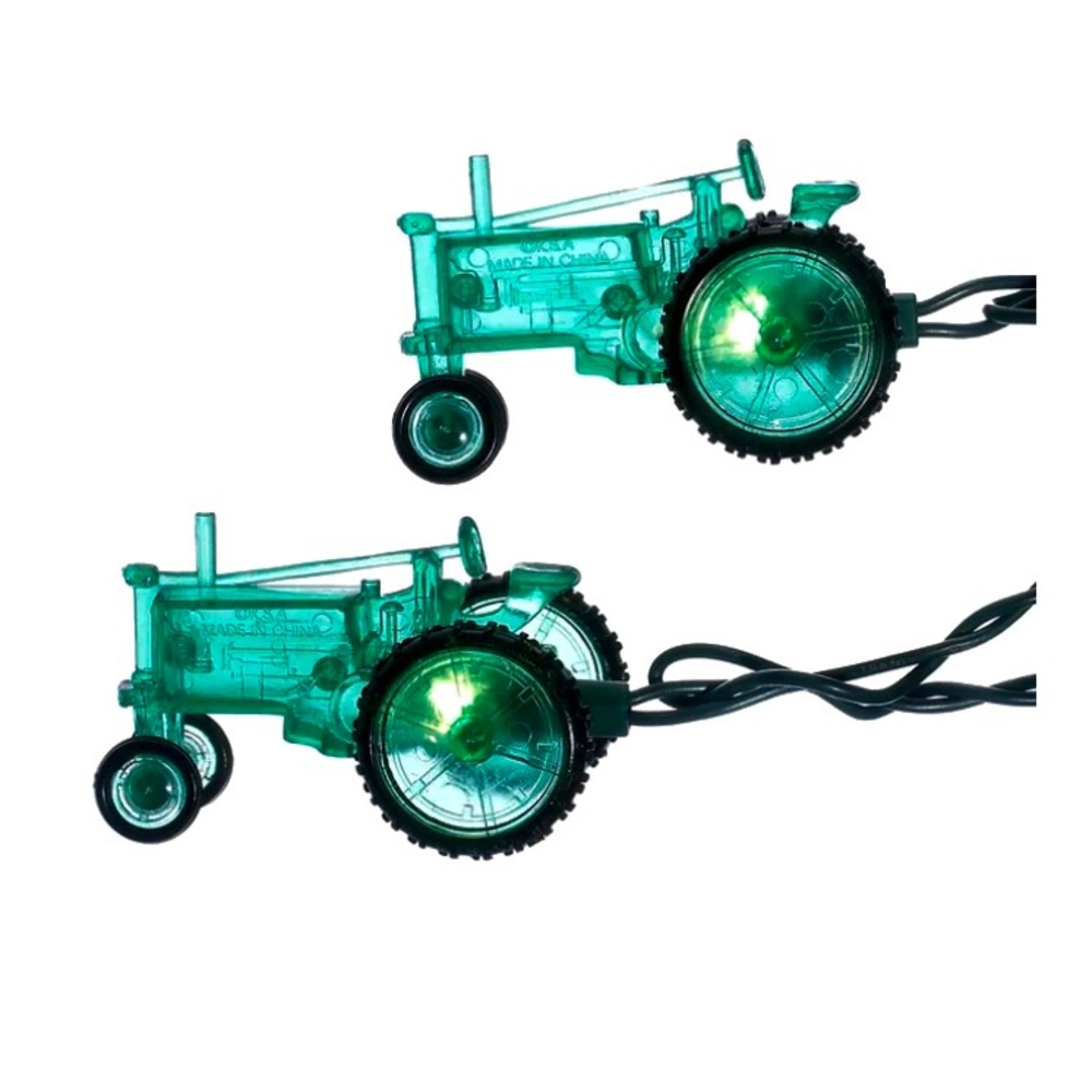 Green Tractor Farmhouse Country Decretive Novelty Lights-indoor-outdoor-party